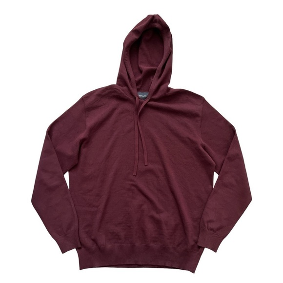 Alton Lane Men’s Knit Sweater Hoodie Sweatshirt | Burgundy Red | XL - Picture 1 of 7